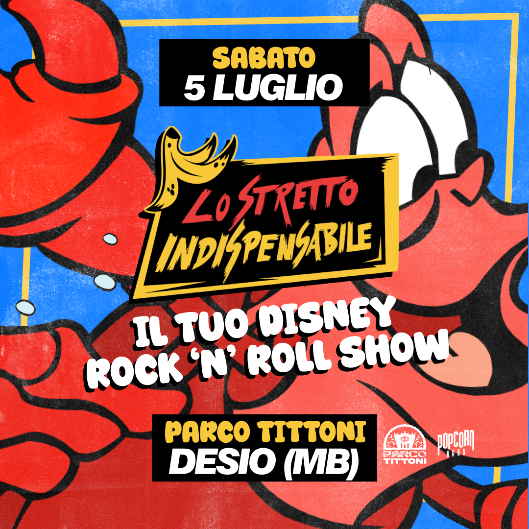 Le migliori canzoni dal mondo Disney in chiave pop-rock-punk, dal vivo! Una serata tutta da cantare, piangere e ballare.