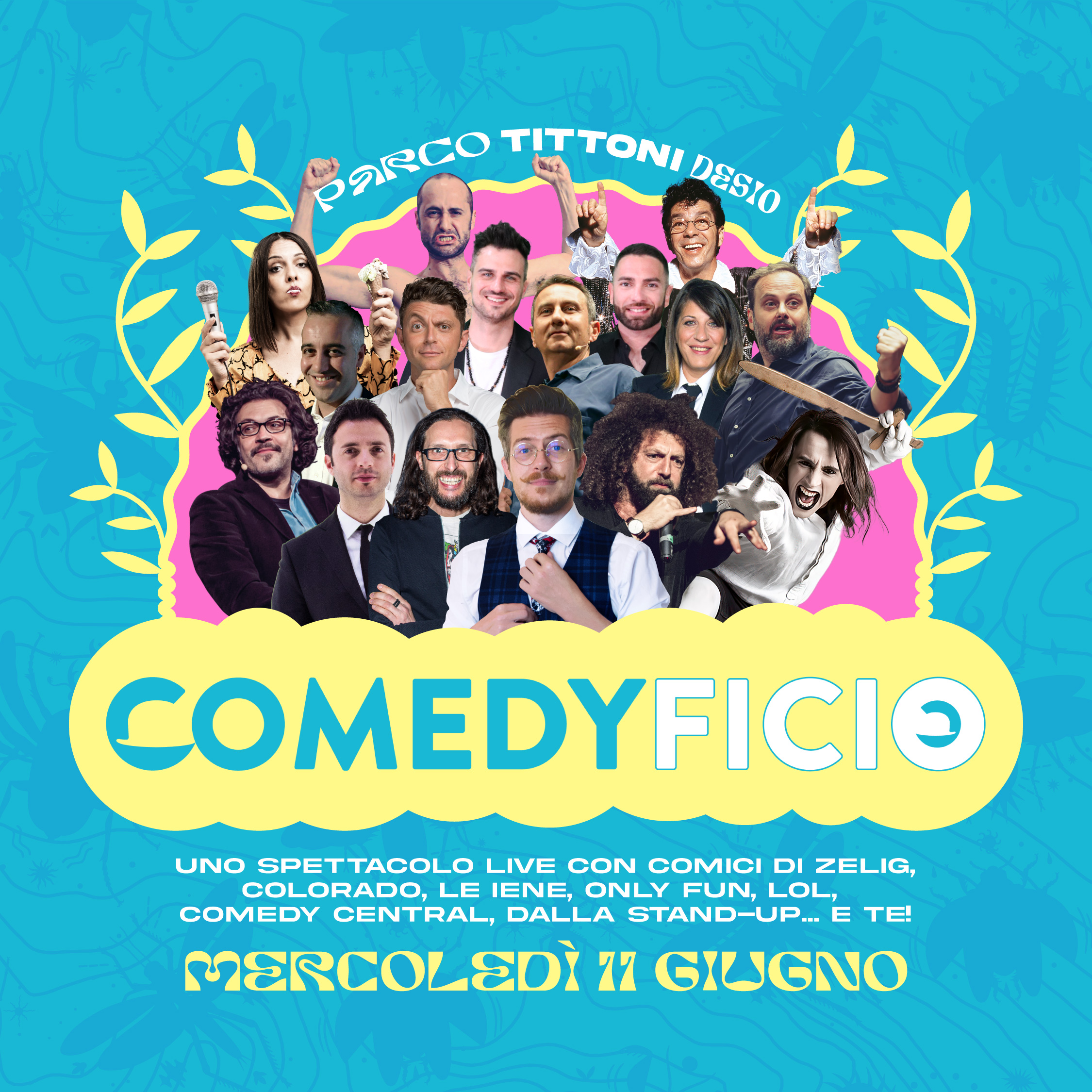 Il Comedyficio è uno spettacolo live in cui comici noti e meno noti salgono sul palco per sperimentare nuove idee.