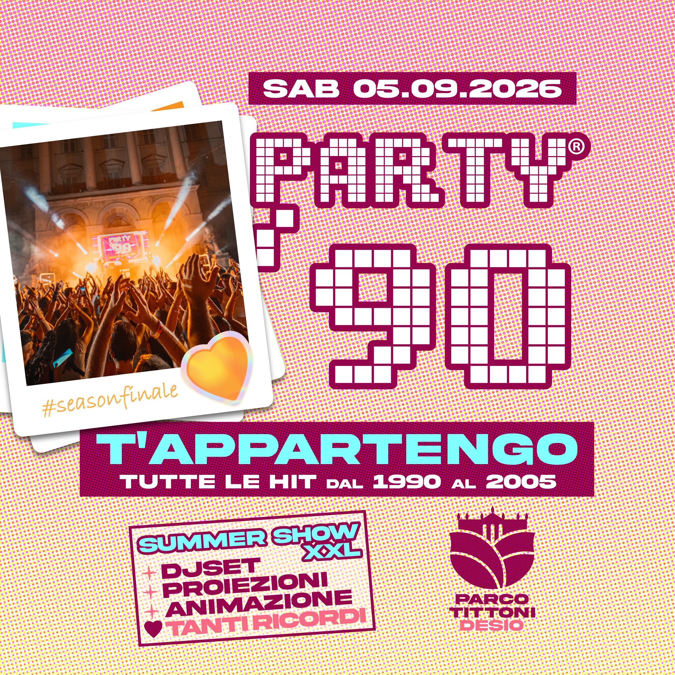 Ballerai e Canterai senza sosta con TUTE LE HIT Pop, Dance, Rock, Cartoon & Trash dal 1990 al 2005 mixate dal vivo!